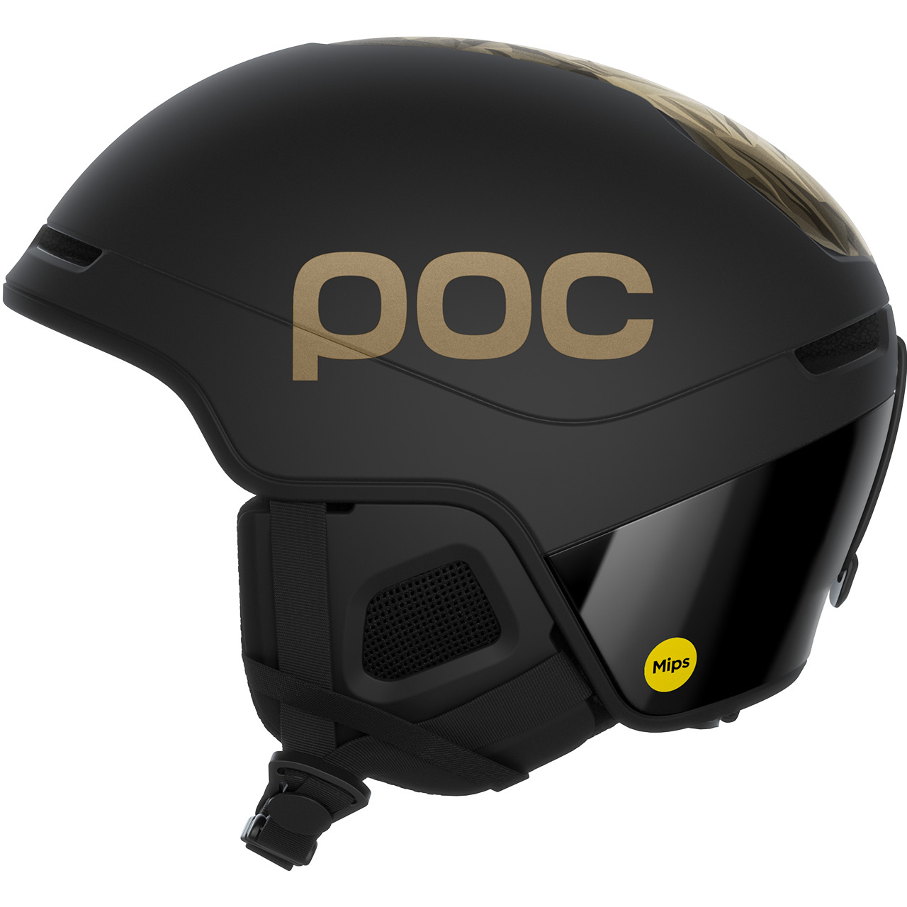 POC Obex Contour Marco Odermatt Edition uranium black/podium gold - M-L = 55 - 58 cm