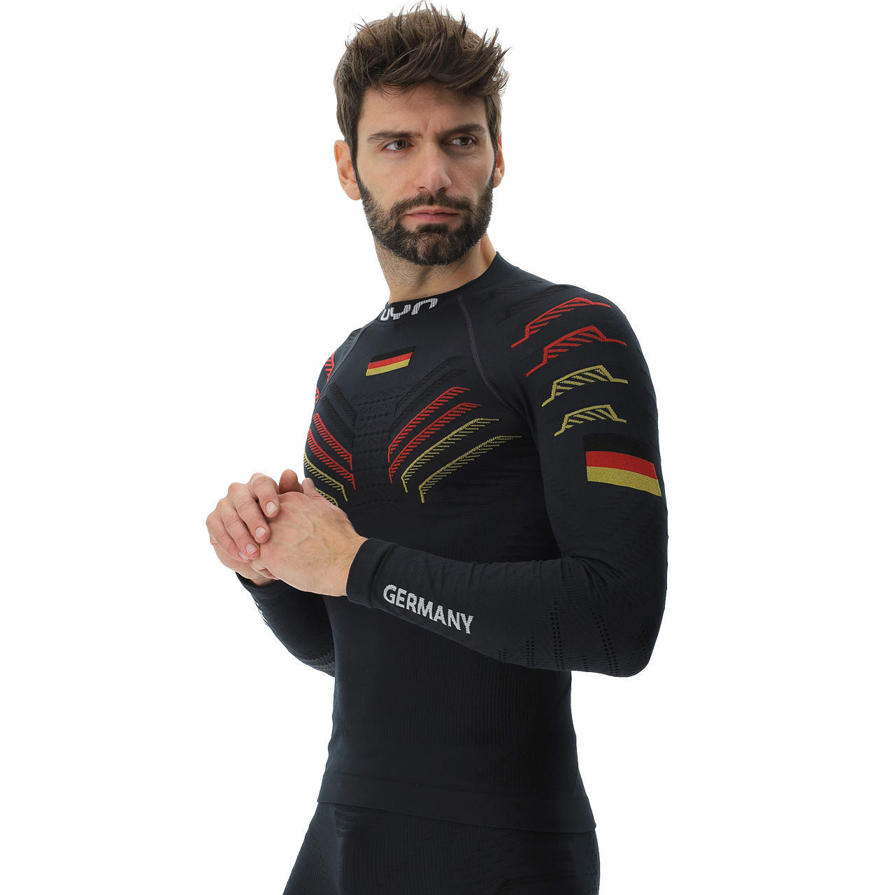 UYN Herren Stehkragen Shirt NATYON 3.0 GERMANY - L/XL