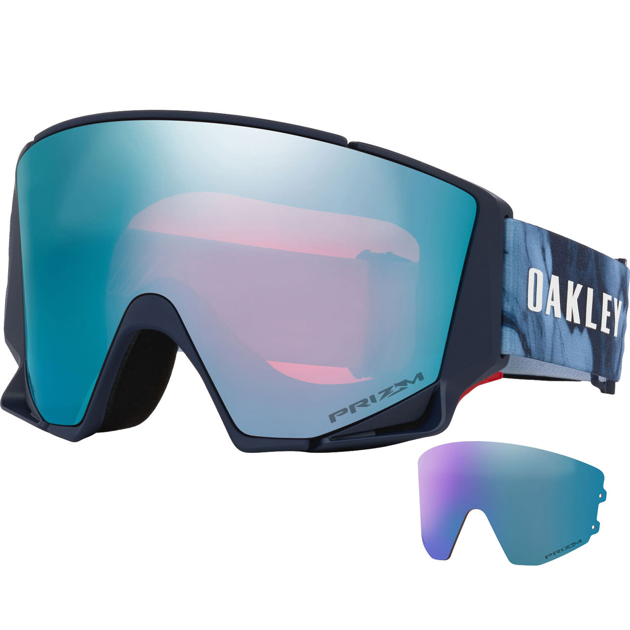 Oakley Flow Scape M Aleksander Kilde Signature / Prizm Sapphire Iridium + Ersatzscheibe
