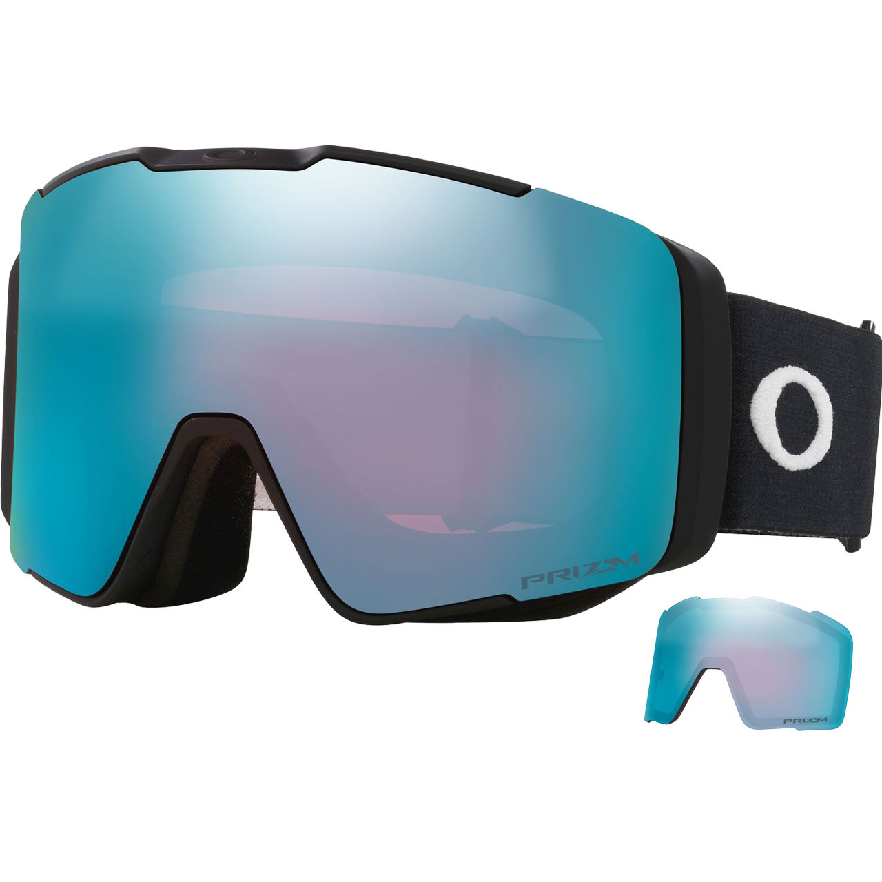 Oakley Line Miner Pro M matte black / Prizm Sapphire Iridium & Prizm Iced Iridium