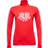 Damen gestricktes Funktionsshirt FIORDALISO red-white
