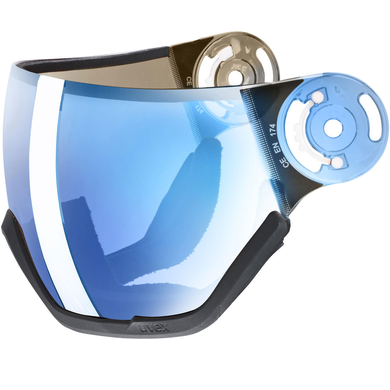 Uvex Wanted Visor ESS FM mirror blue replacement visor | XSPO