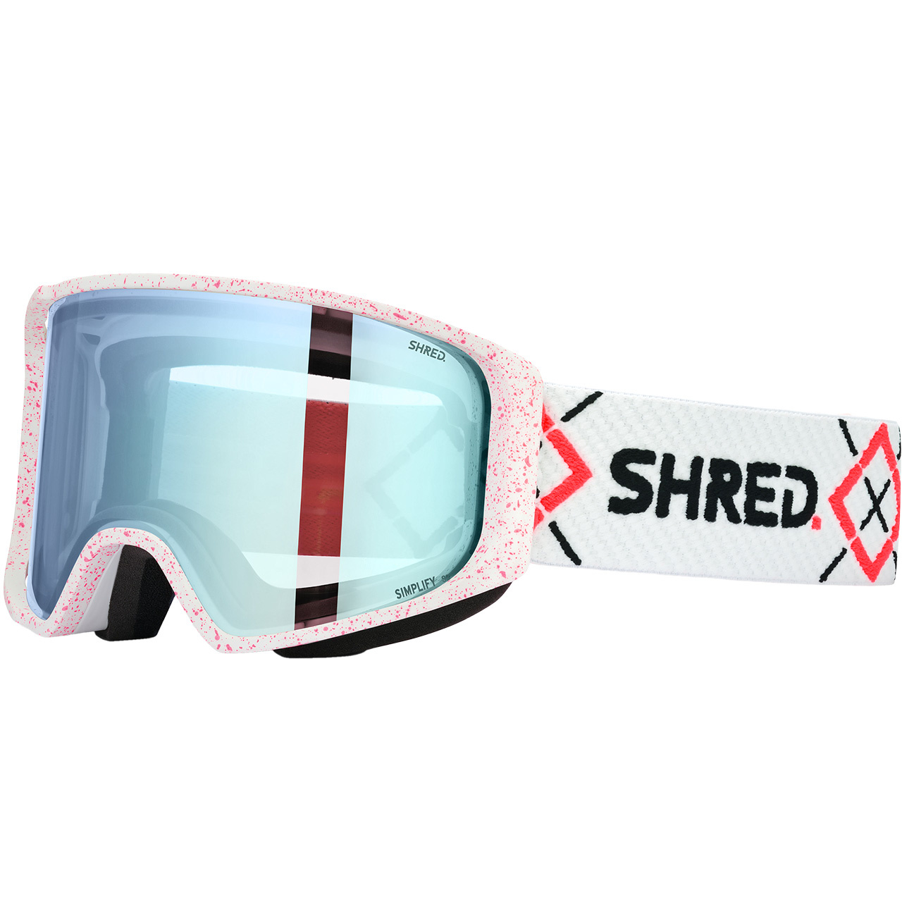 Shred Simplify bigshow white/rust CBL 2.0 ice mirror 26/27