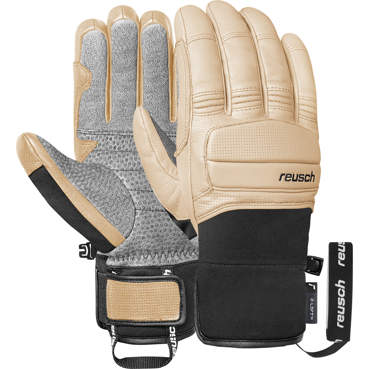 Reusch Herren Handschuh ALPINE HERITAGE tan/black - 10,0