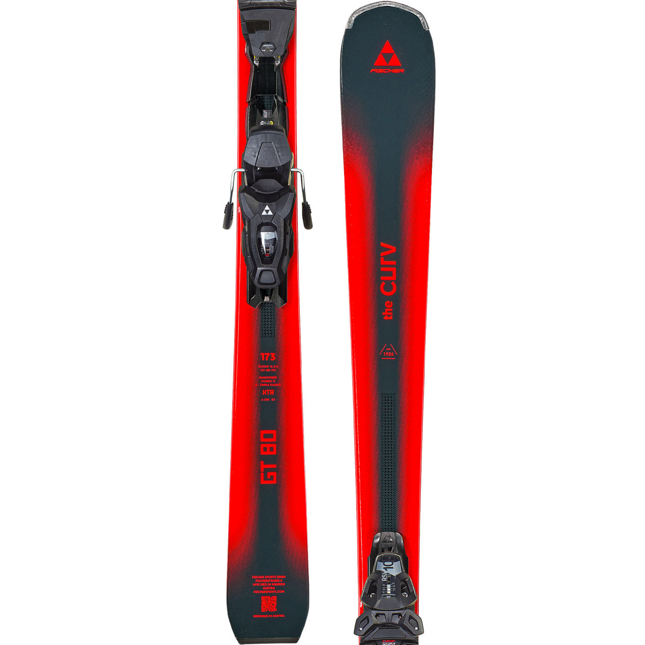 Fischer The Curv GT 80 XTR Sport red/blue 26/27 - 159 cm