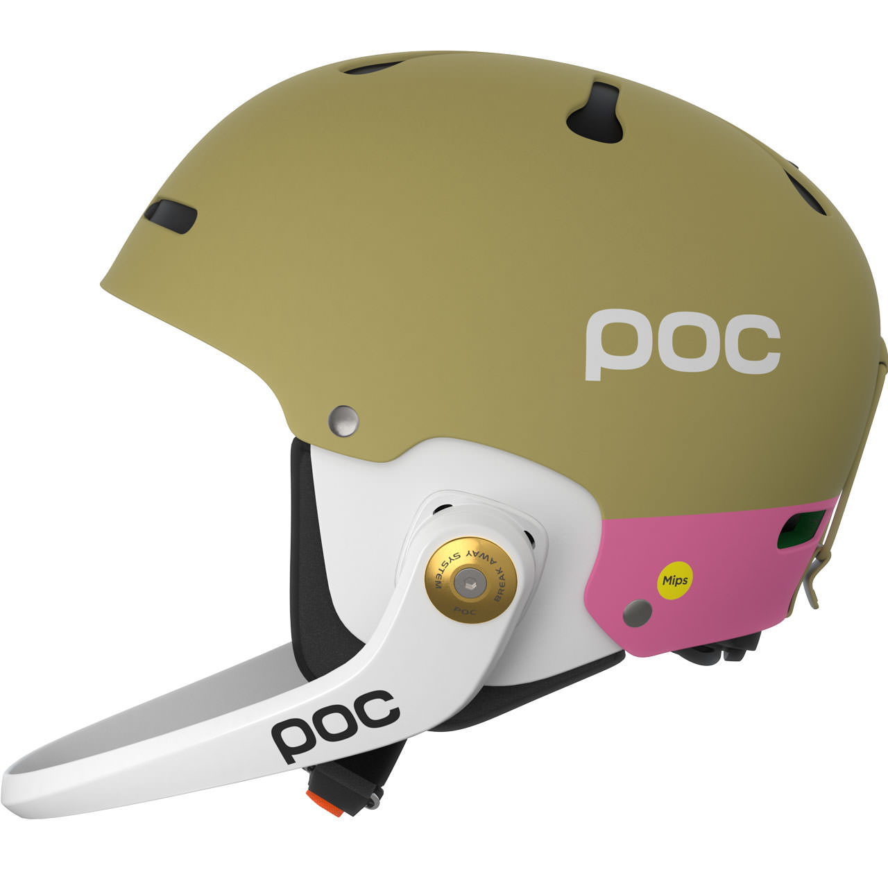 POC Artic SL Mips olivine green matt/thulite pink matt - XL-XXL = 59 - 62 cm