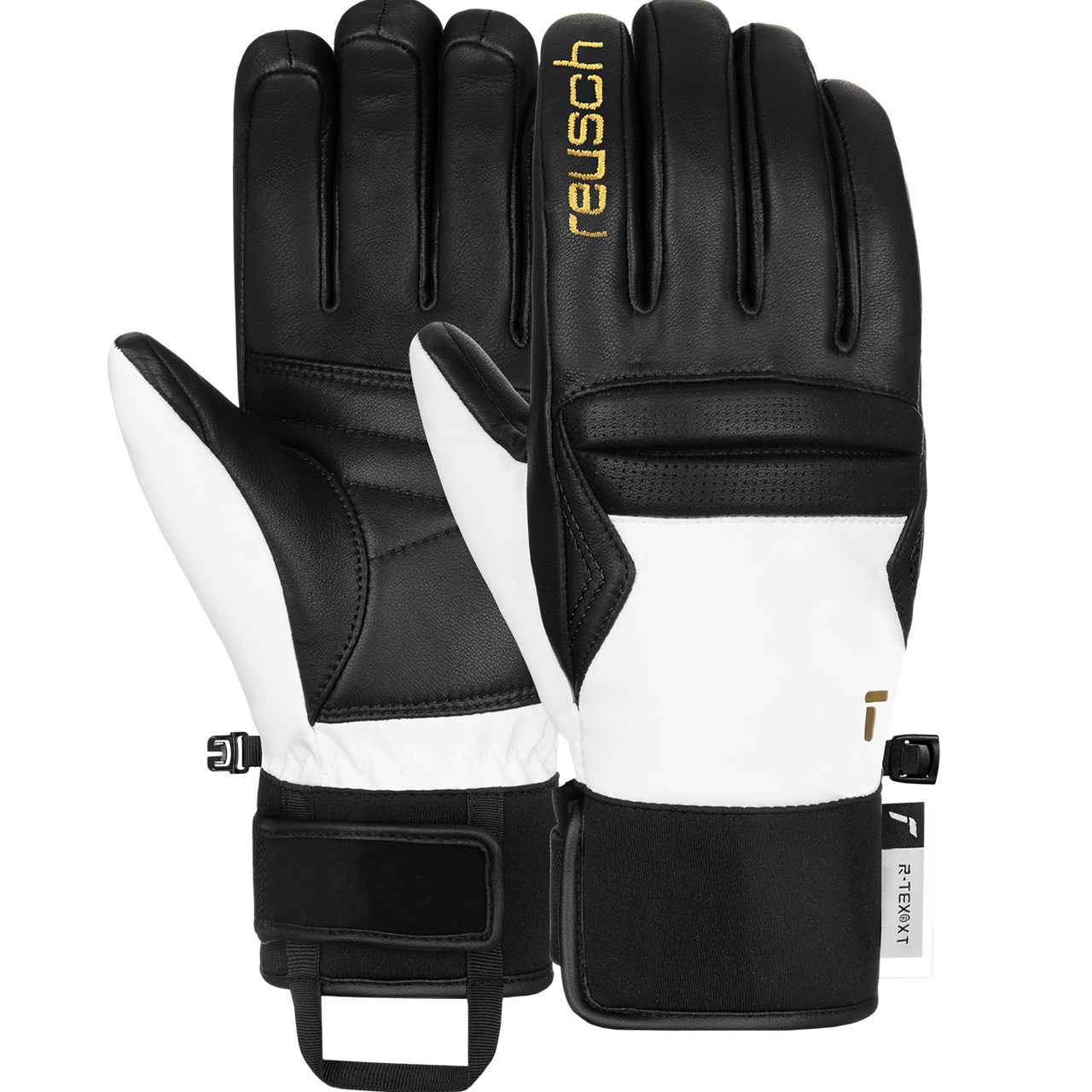 Reusch Damen Handschuh MEGAN black/white/gold - 8,0