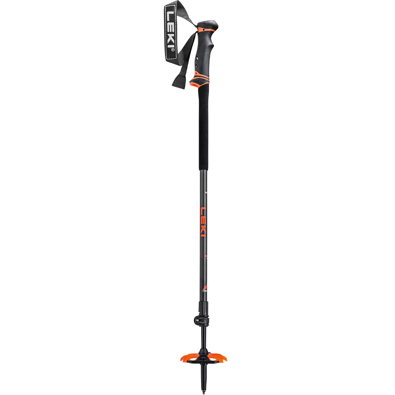 【新品未使用】LEKI スキー用ストック　Helicon Lite Leki Helicon Lite dark anthracite/neonorange/black | XSPO