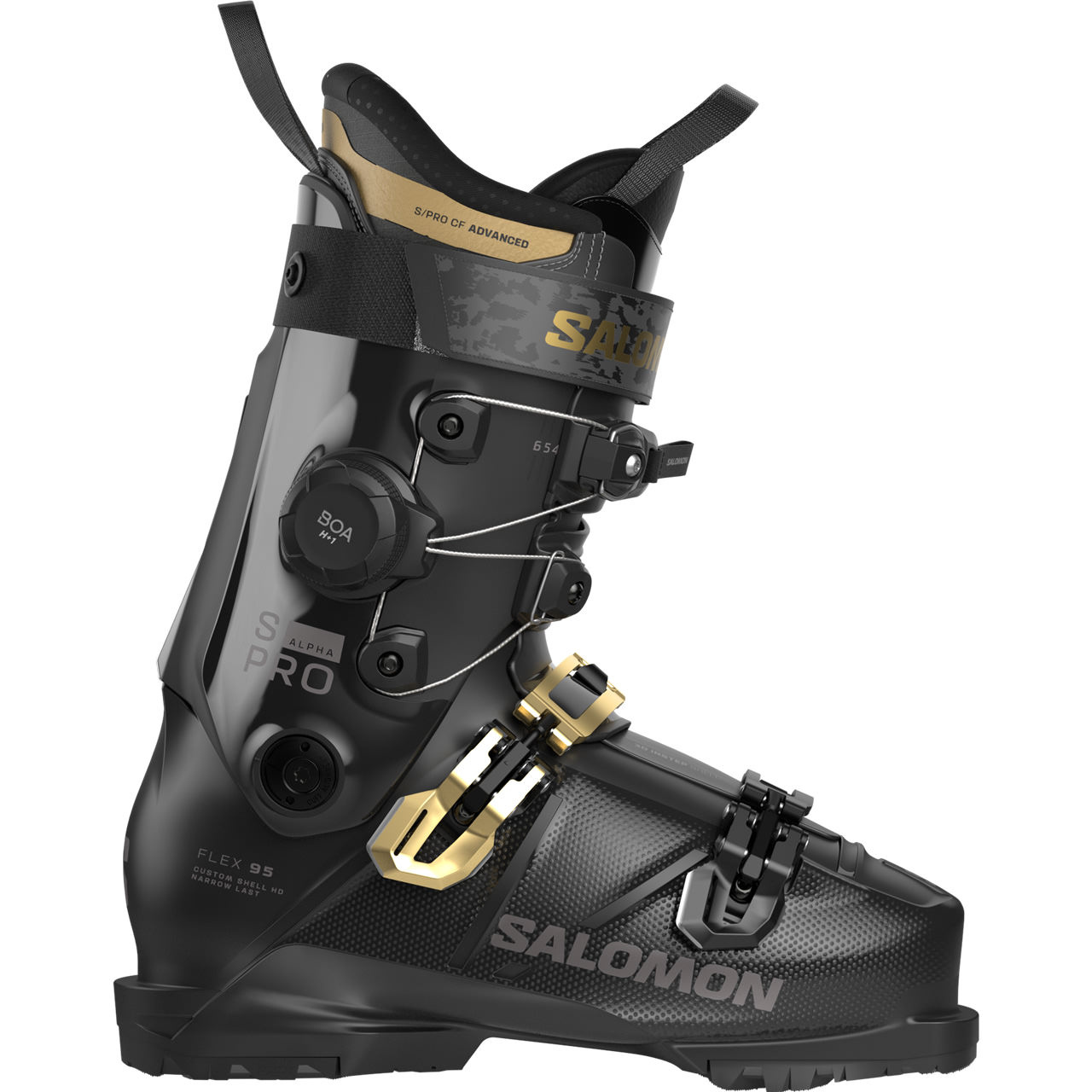 Salomon S/Pro Alpha C BOA 95 W black/gold metal/dark grey 26/27 - 25 / 25.5