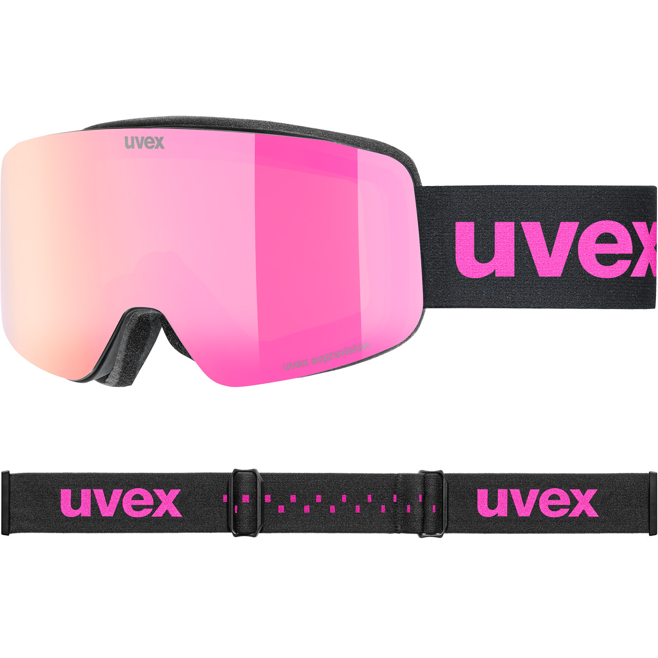 Uvex pwdr FM black matt / mirror pink | XSPO