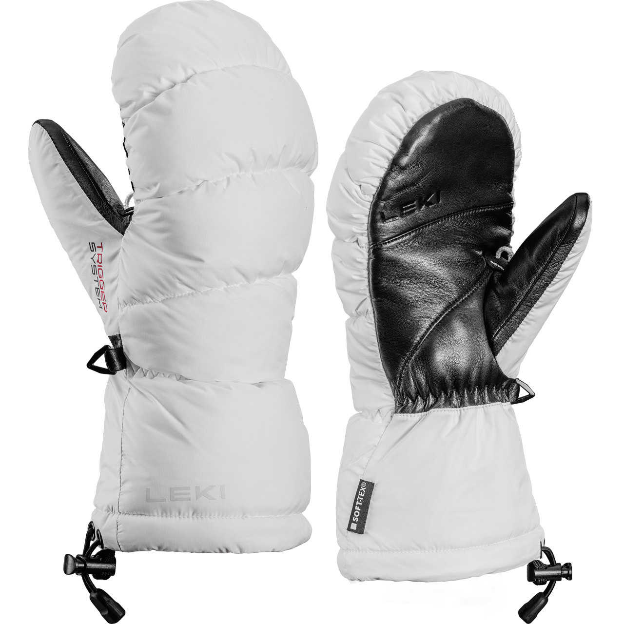 Leki Damen Fäustling GLACE 3D white - 6,5