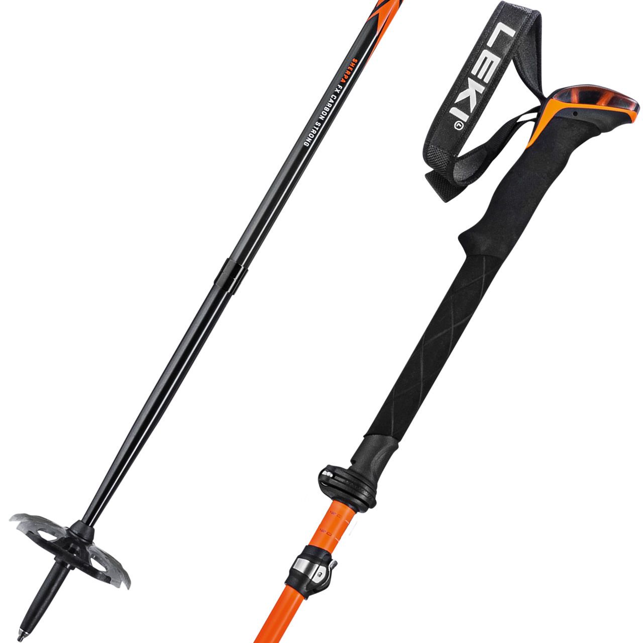 Leki Sherpa FX Carbon Strong orange/denimblue