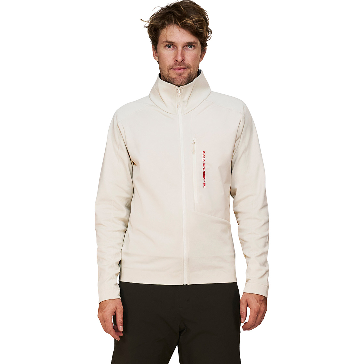 The Mountain Studio Herren Fleecejacke M-8 almond milk 26/27 - M