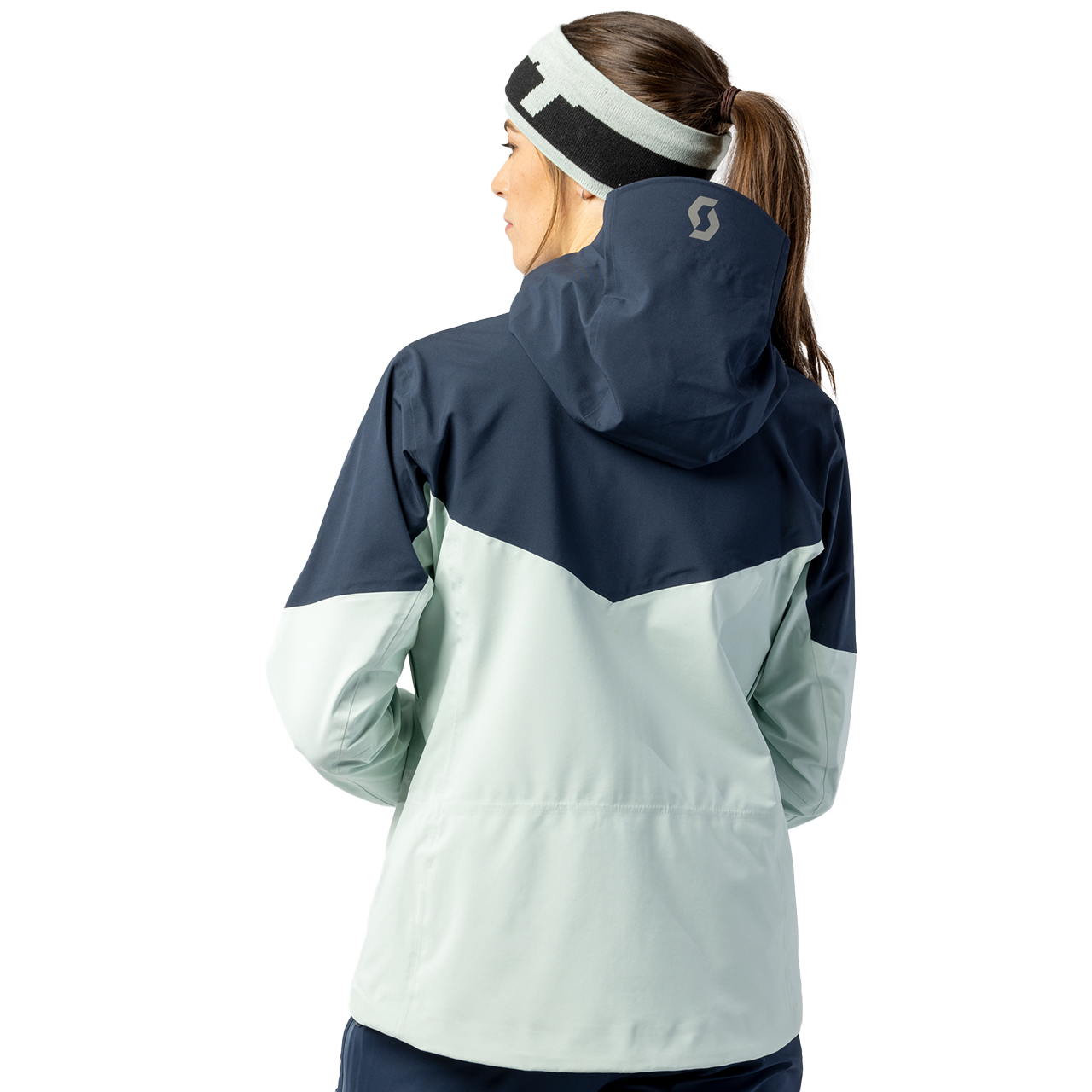 Scott Women Ski Jacket EXPLORAIR 3L fresh green-dark blue | XSPO