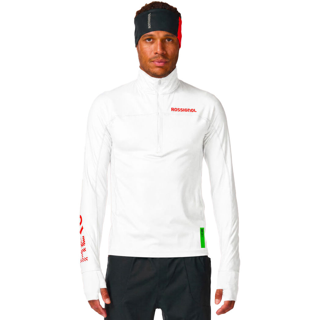 Rossignol Skiwear Herren Skishirt HERO HALF ZIP white 26/27 - L