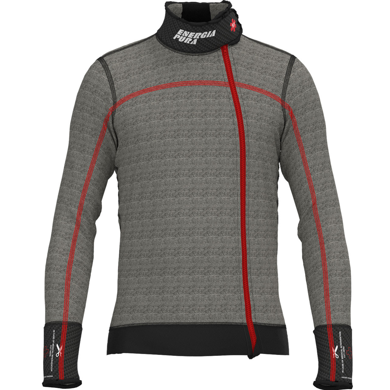 Energiapura Kinder Shirt CUT RESISTANT anthracite - 12 = 152