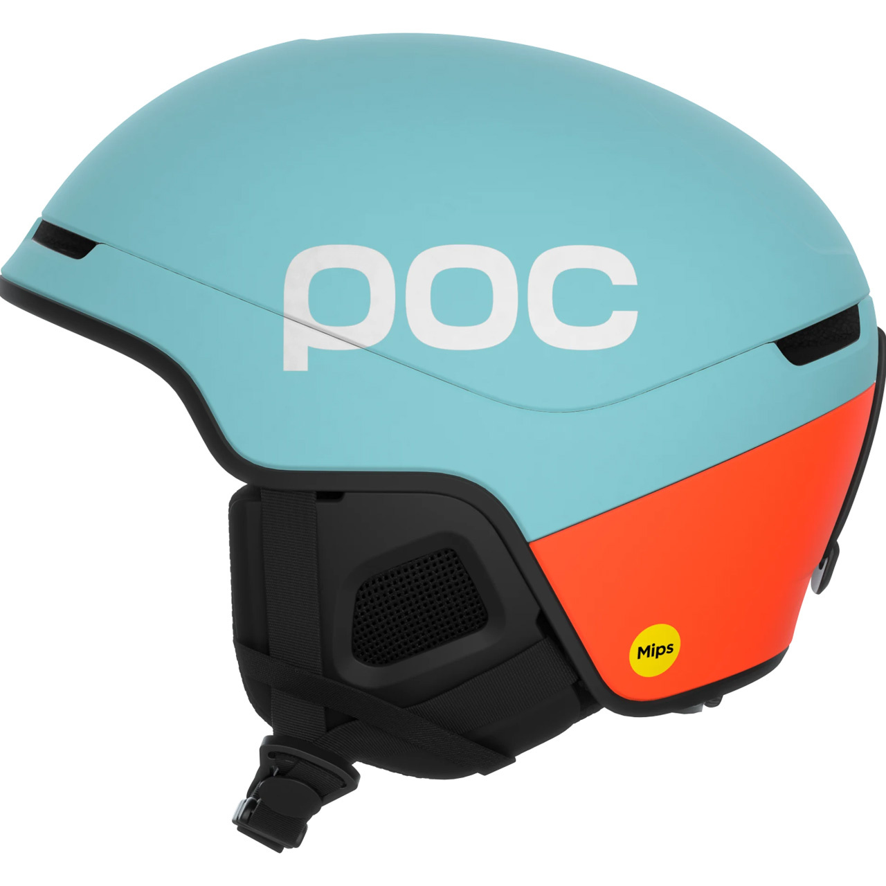 POC Obex Contour indicolite blue matt/carnelian orange matt - M-L = 55 - 58 cm