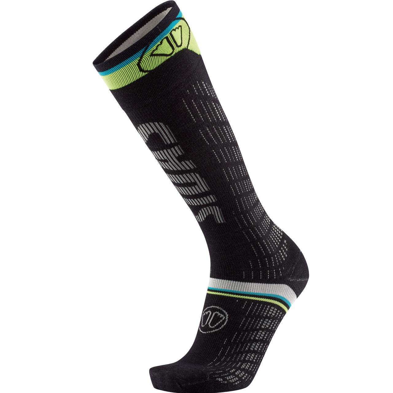 Sidas Herren Ski Socken SKI RACE ULTRA FIT black/yellow - 40-41