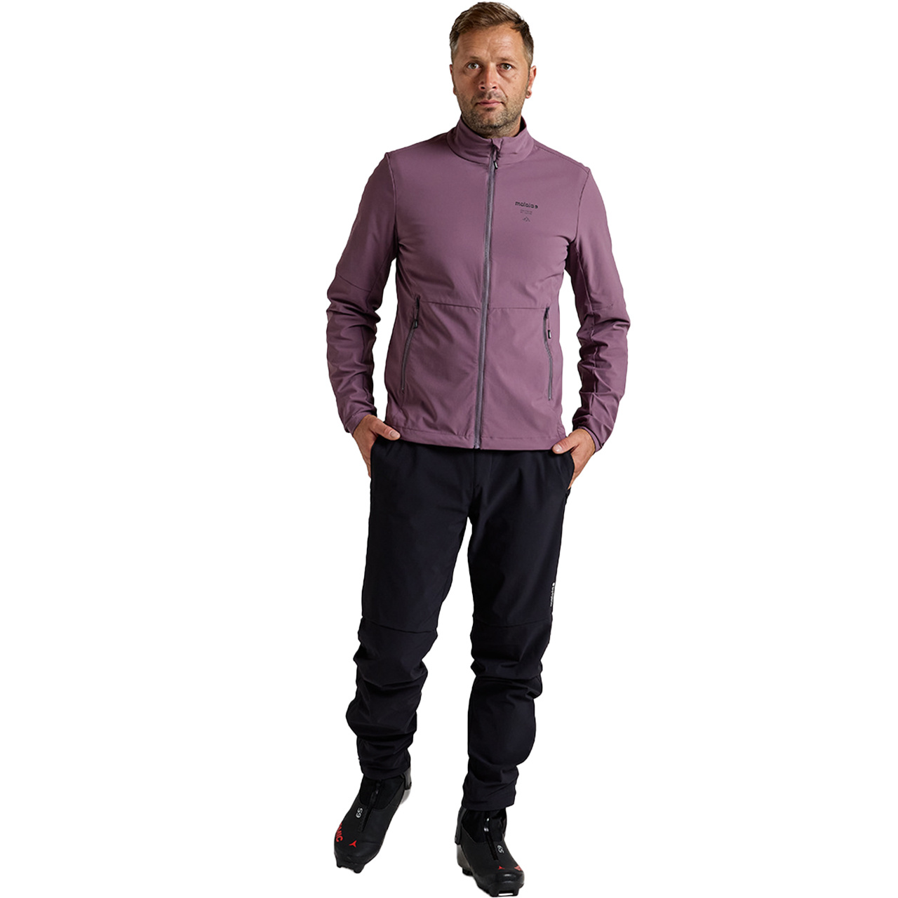 Maloja Herren Langlaufhose PREVATm deep black 26/27 - M