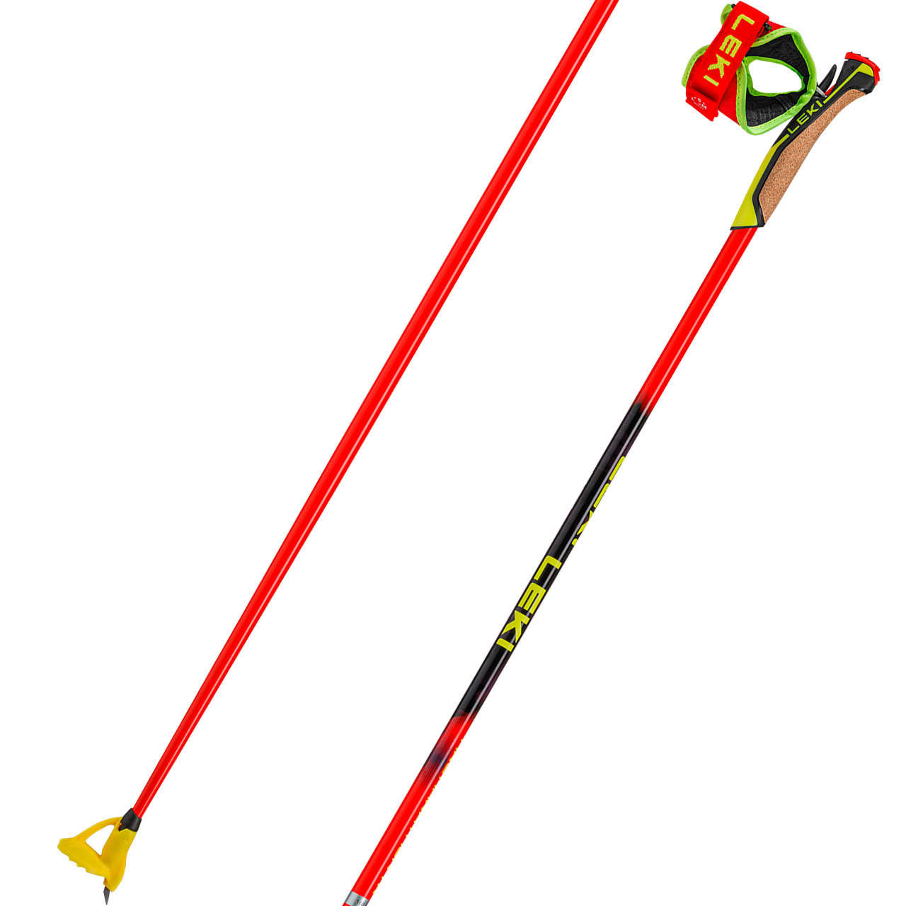 Leki HRC Marathon TR bright red/violet/neonyellow - 157,5 cm