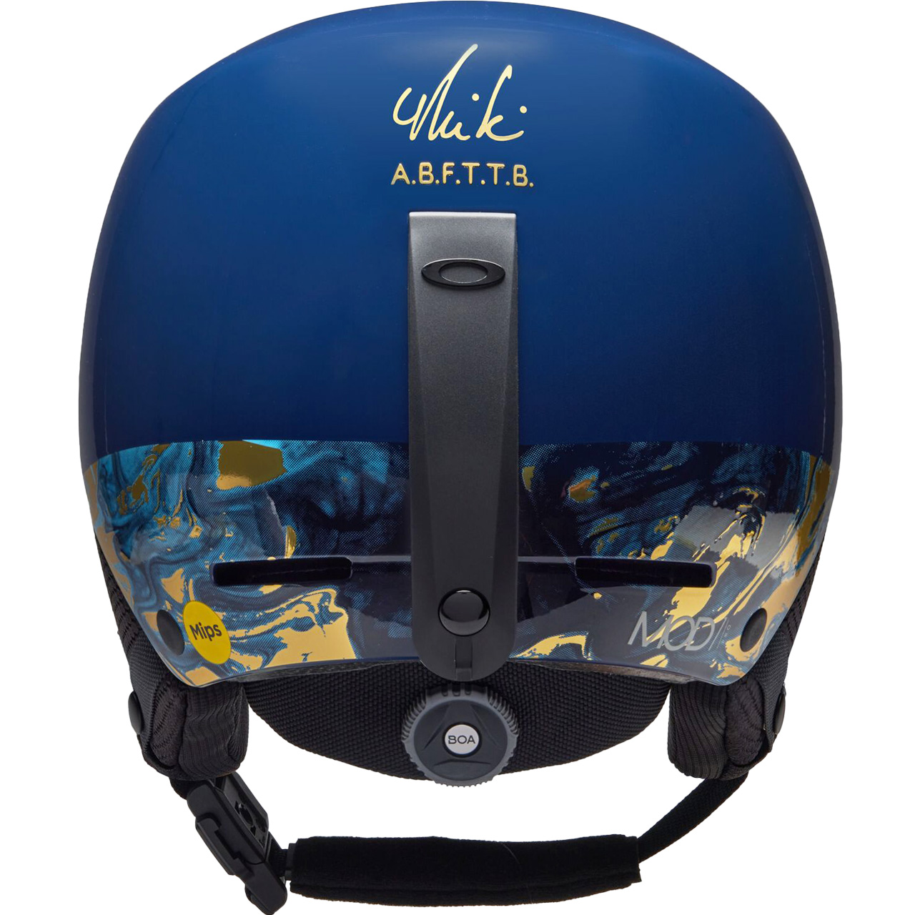 OAKLEY ARC5 Mikaela Shiffrin Signature / navy w/ graphic & gold | XSPO