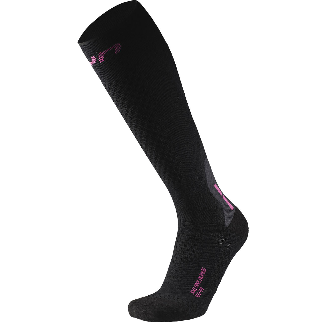 UYN Damen Skisocken ONE ALPINE MERINO pink/black - 39-40