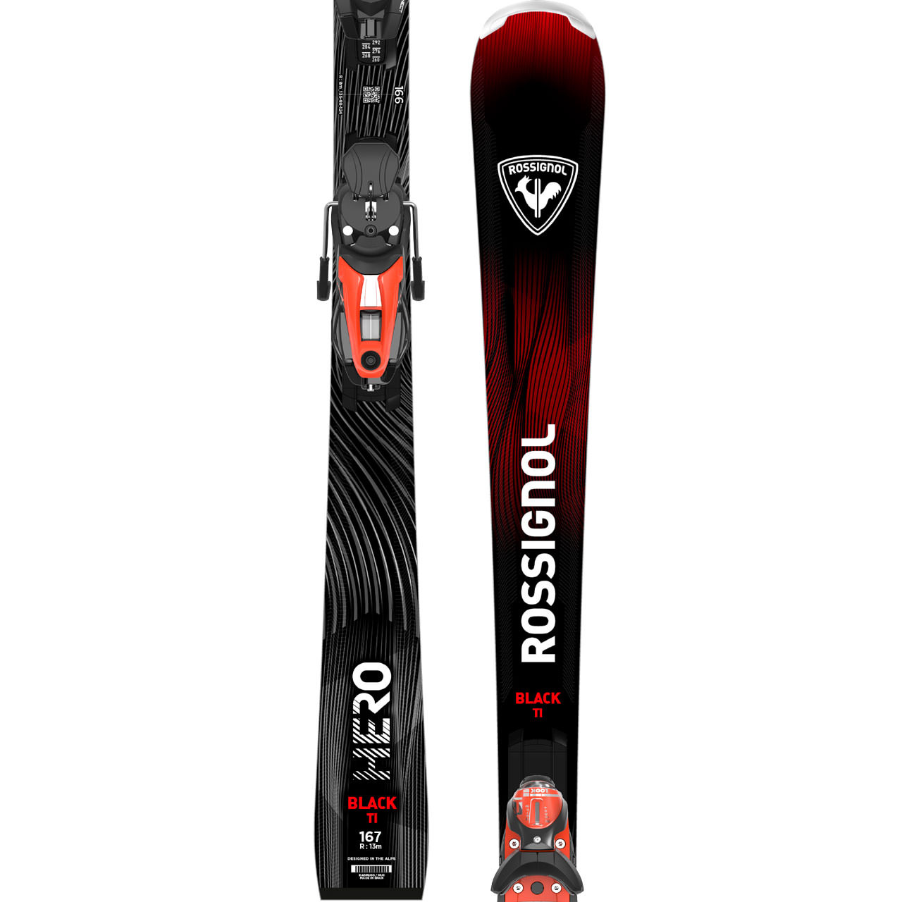 Rossignol Hero Black TI Konect - 167 cm