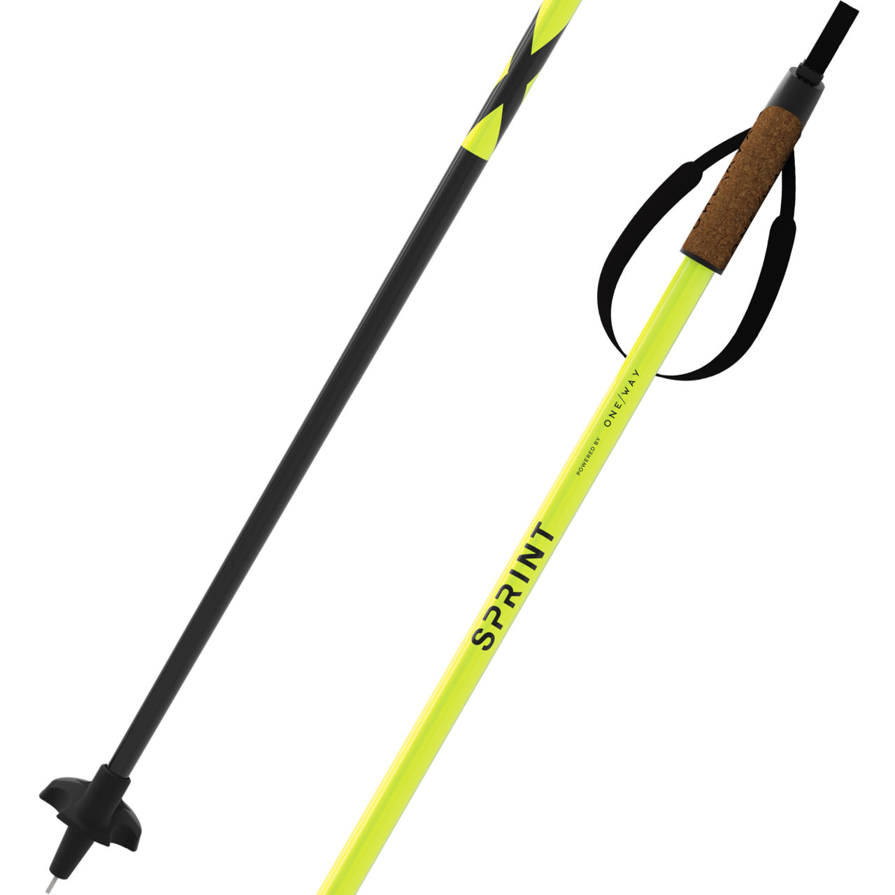 Fischer Sprint JR neon yellow/black 26/27 - 85 cm