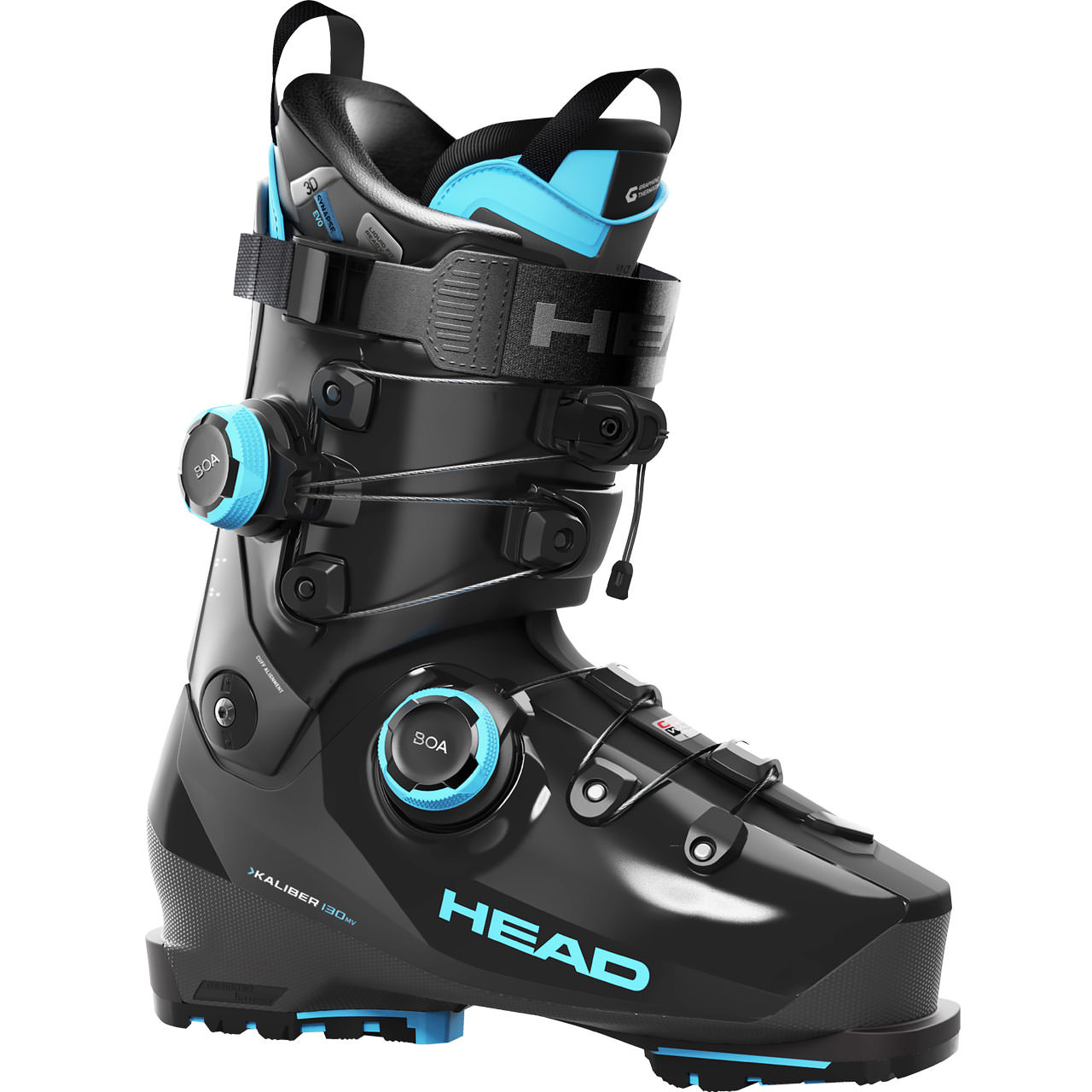 Head Kaliber 130 MV GW BOA2 black/speed blue 26/27 - 25 / 25.5