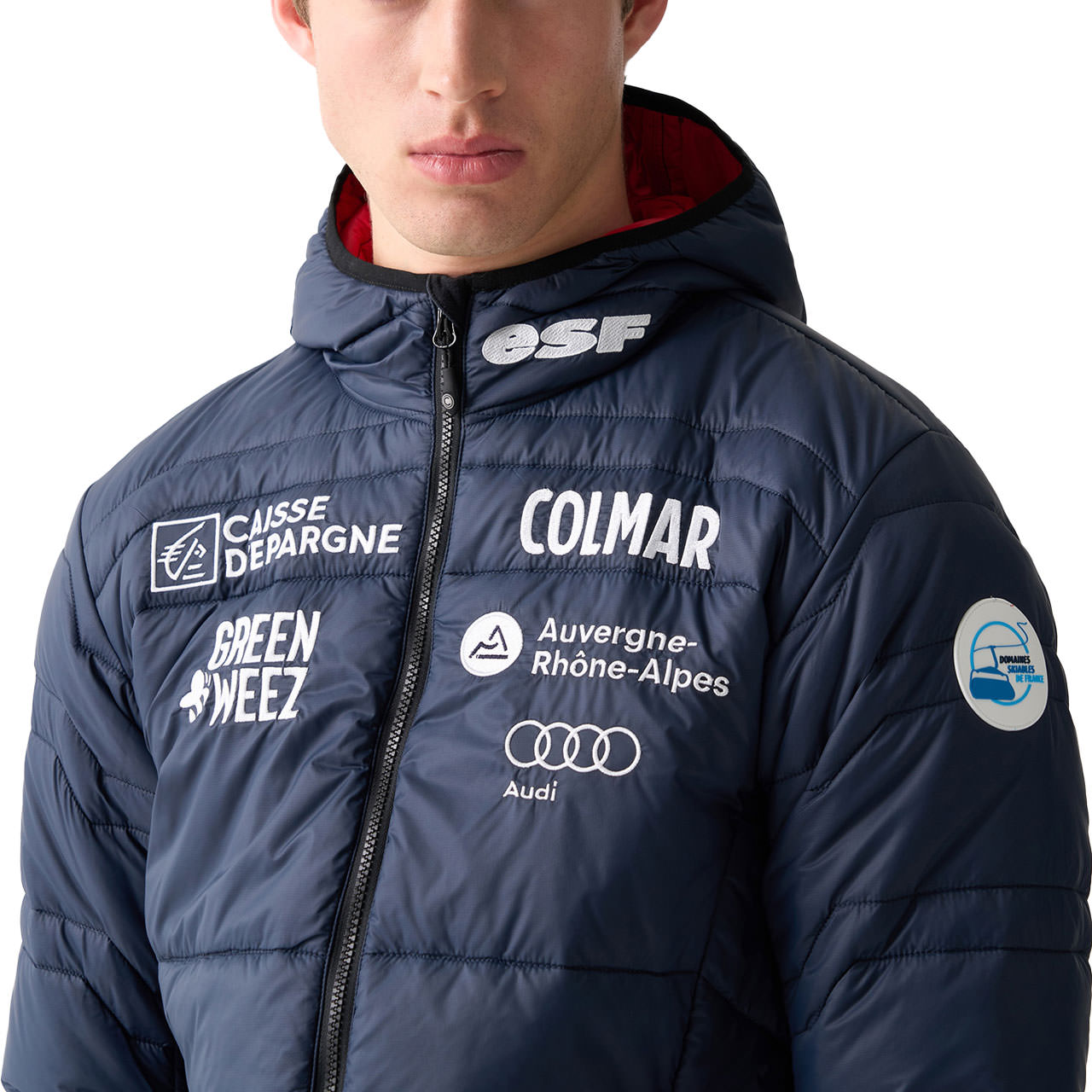 colmar 軽量ダウン Colmar Men Quilted Jacket TEAM FRANCE navy | XSPO