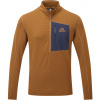 Herren Half Zip LUMIKO walnut/cosmos