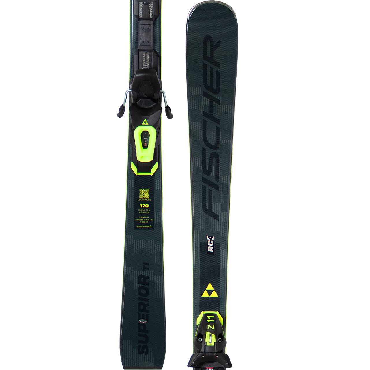 Fischer RC4 Superior TI PR grey/black/yellow 26/27 - 170 cm