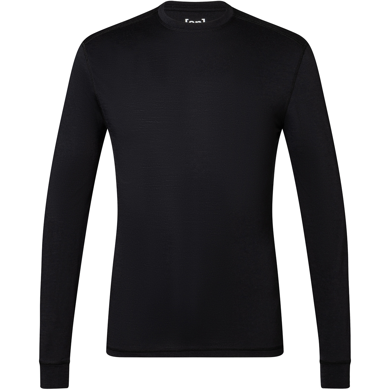 super.natural Herren Merino Langarm Shirt TUNDRA 175 jet black 26/27 - S