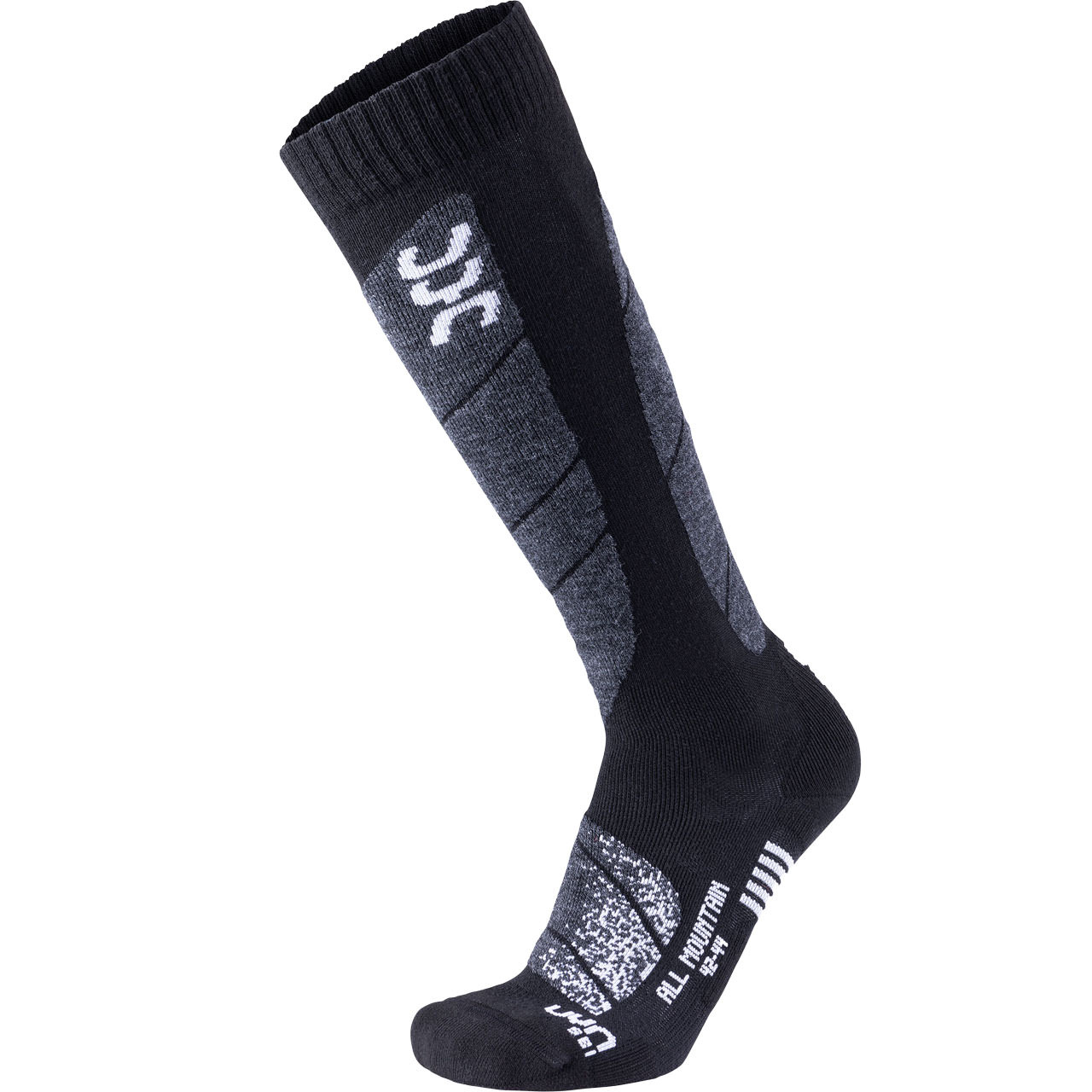 UYN Herren Skisocken ALL MOUNTAIN black/white - 45-47