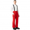 Men Ski Pants SWISS electric red