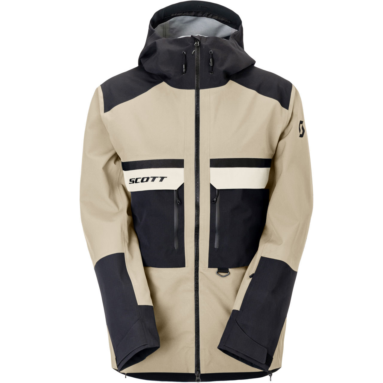 Scott Herren Hardshell-Jacke VERTIC UTILITY 3L portobello beige/black - XL