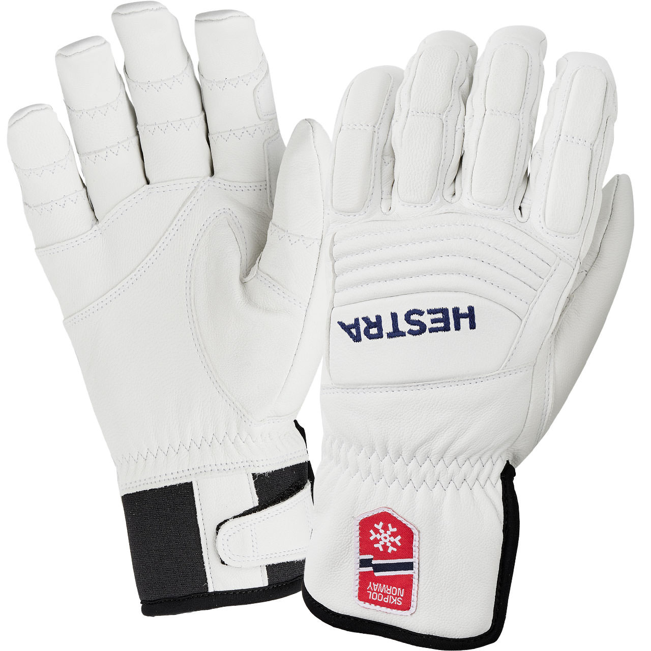 Hestra Herren Handschuh DOWNHILL COMP ERGO GRIP weiß/blau - 11,0