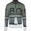 Herren Skishirt VERTI PRINT slate green