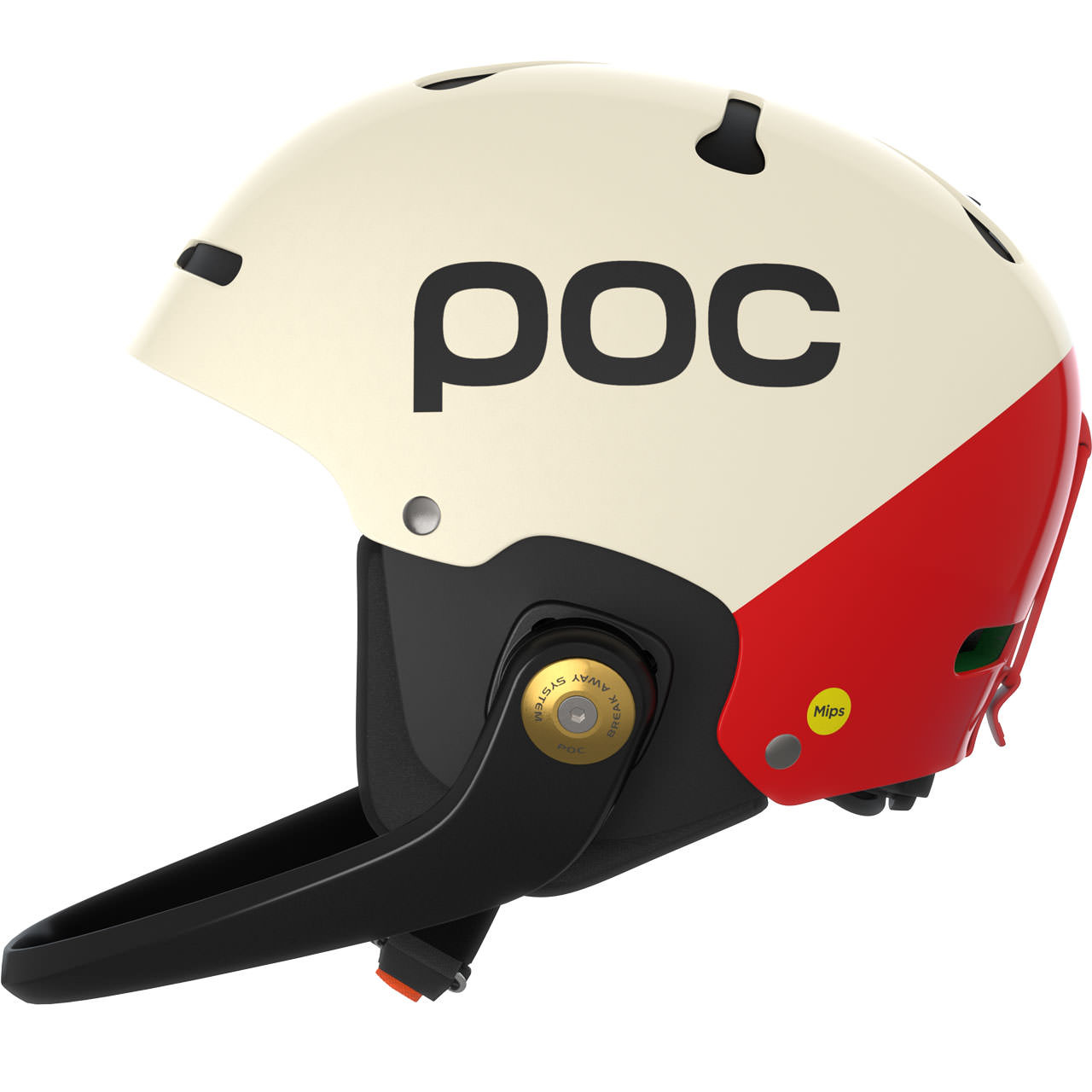 POC Artic SL Mips rouge/blanc - XL-XXL = 59 - 62 cm