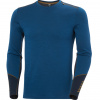 Herren Langarm Shirt LIFA MERINO MIDWEIGHT CREW dark blue