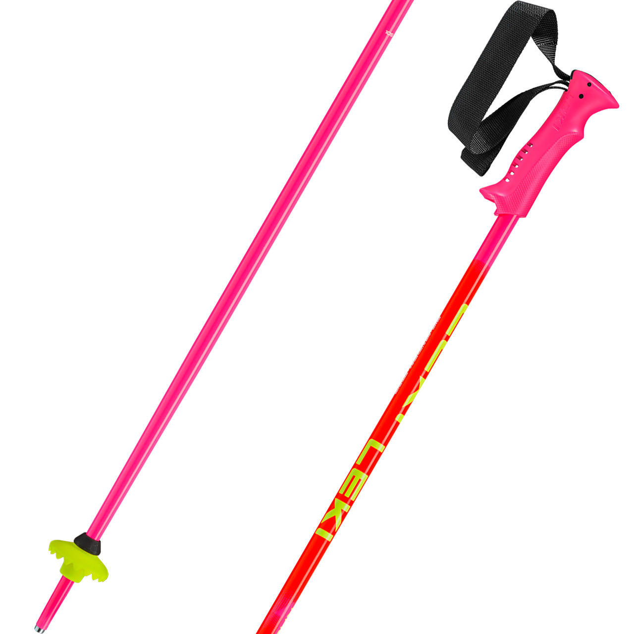 Leki Racing Kids neonpink/neonorange/neonyellow - 85 cm