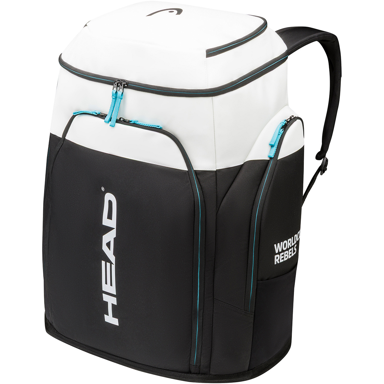 Head Rebels Racing Backpack XL 95L black/white/speed blue