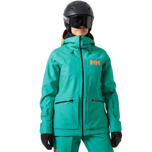 Helly Hansen Junior Ski Jacket QUEST signal green | XSPO