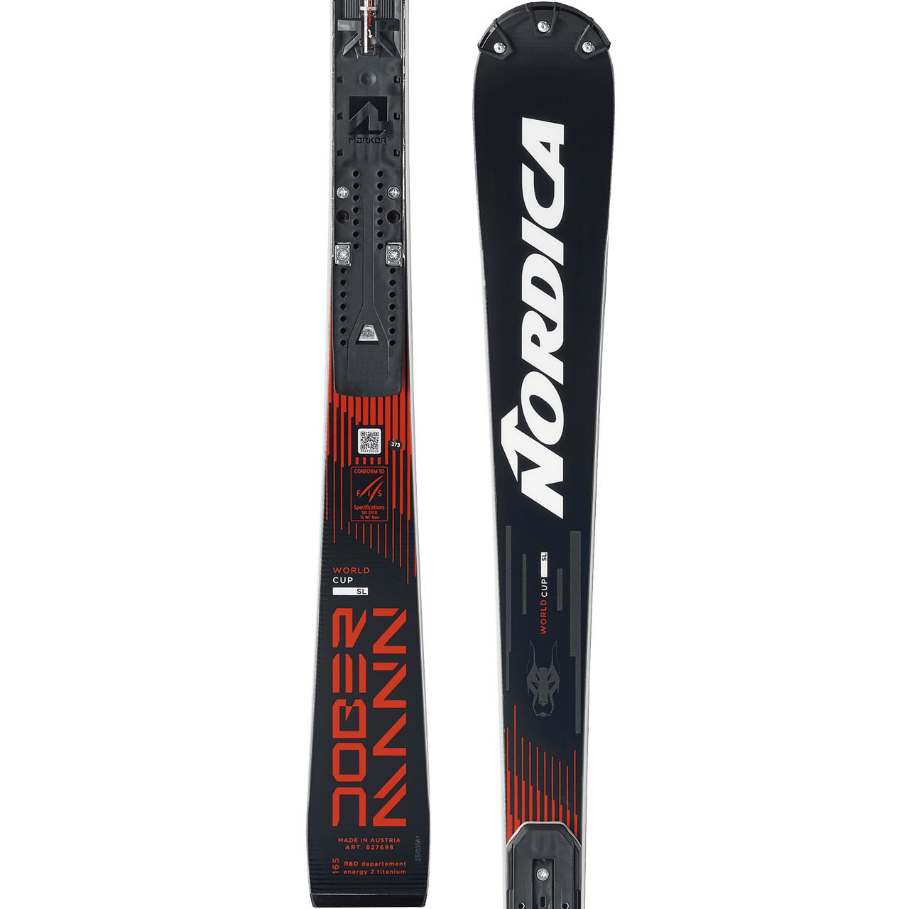 Nordica Dobermann SL Worldcup Plate Men - 165 cm
