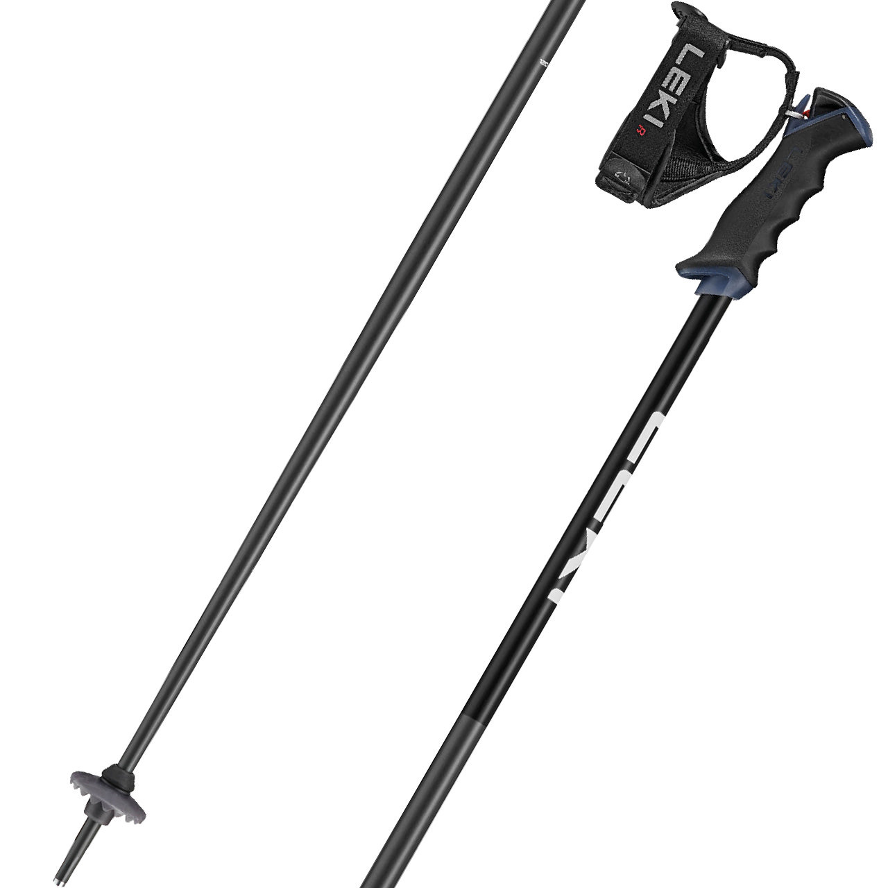 Leki VOLTEC TR dark anthracite/black/white - 135 cm
