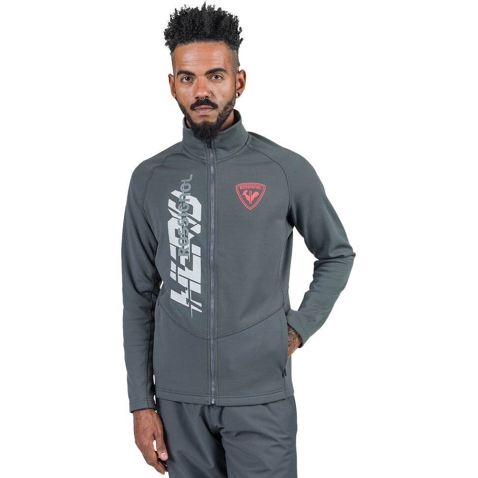 Rossignol Skiwear Herren Midlayer HERO CLASSIQUE onyx grey 25/26 - S