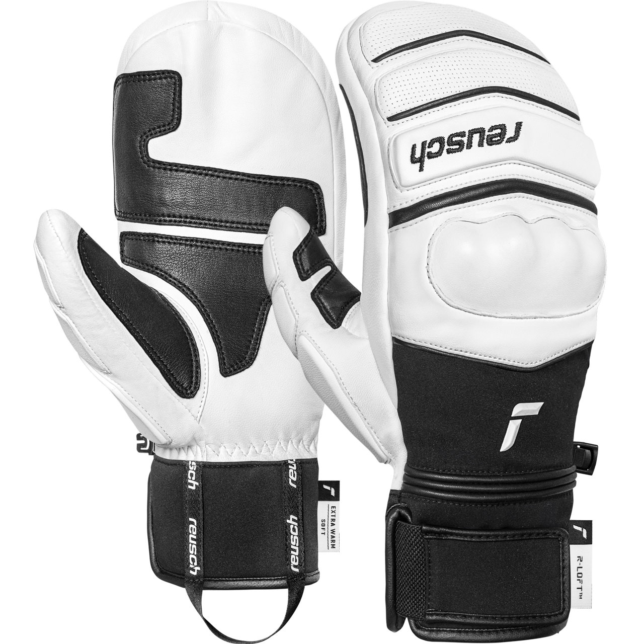 Reusch Herren Fäustling WORLD CHAMP white/black - 9,0
