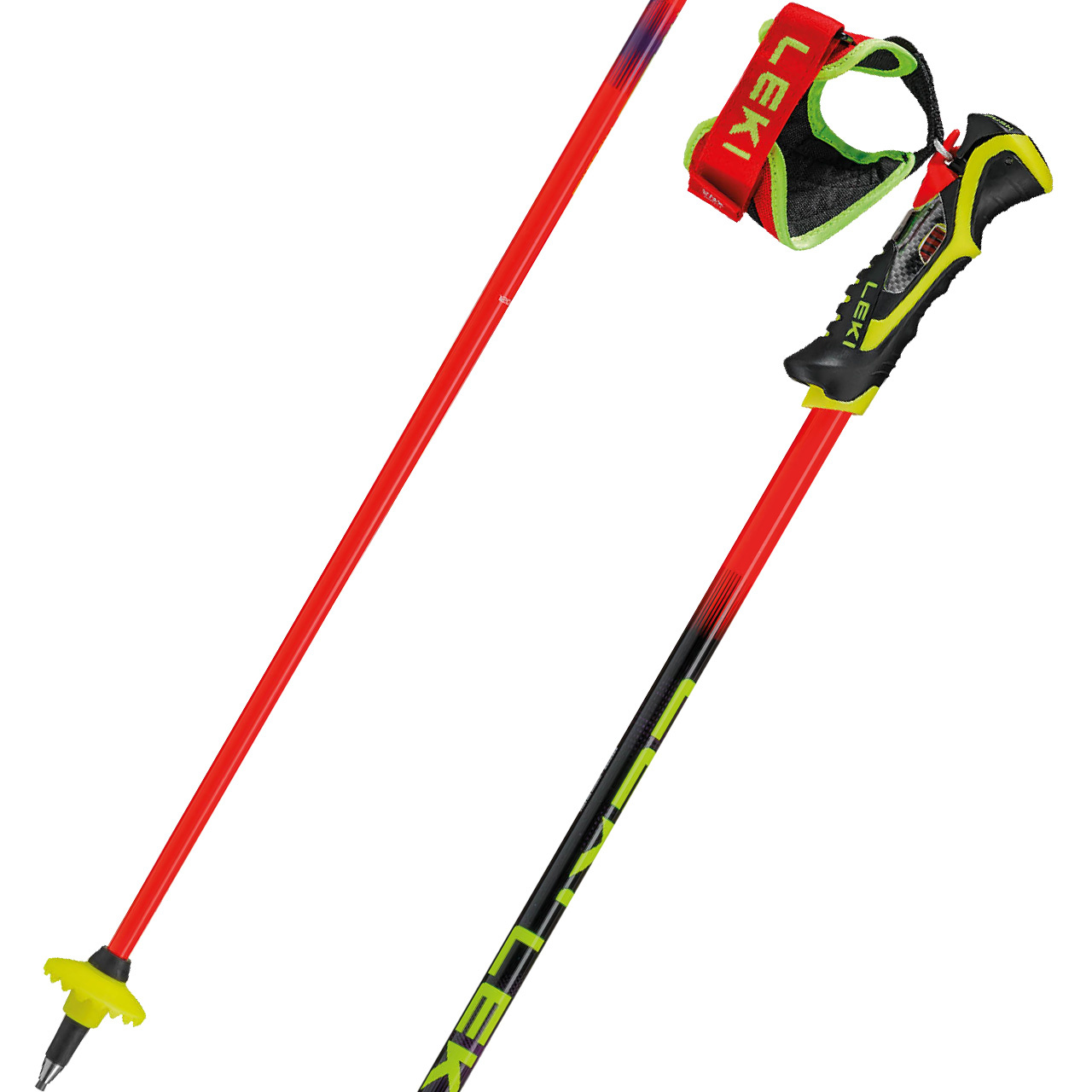 Leki Venom SL TR bright red/violet/neonyellow - 120 cm