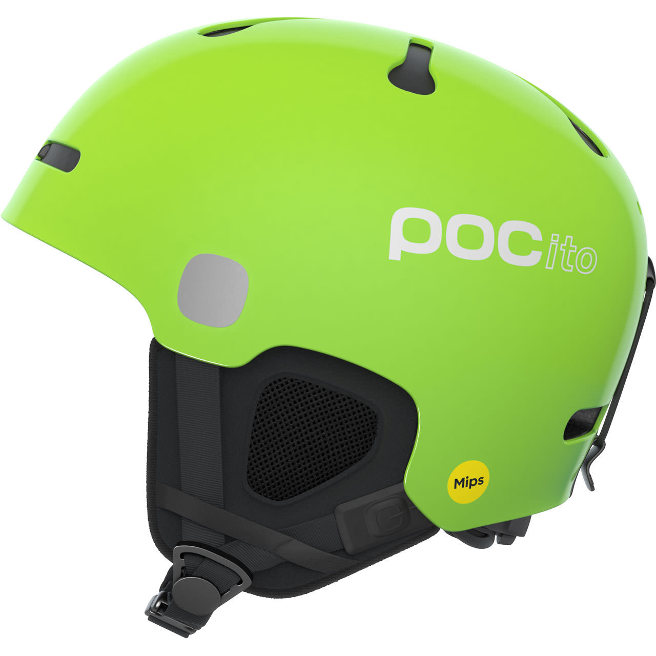 POCito Auric Cut Mips fluorescent lime - M-L = 55 - 58 cm