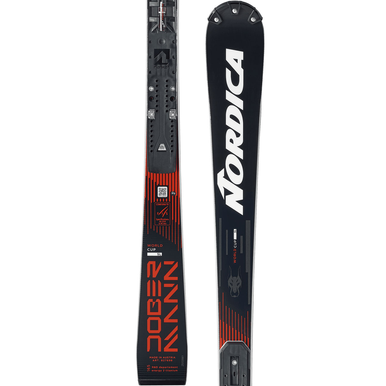 Nordica Dobermann SL Worldcup Dept Plate M/Wmn - 156 cm